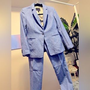 Banana Republic Blue Woven Suit and Pants